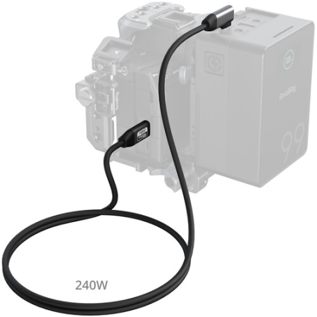 SmallRig 5732 - kabel USB-C, prosty do kątowy (100cm) - przykład użycia